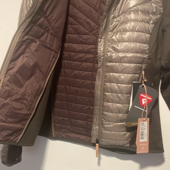 Indyeva MANTAR INSULATED HOODED jacket small in peppercorn/mocha - Picture 16 of 16